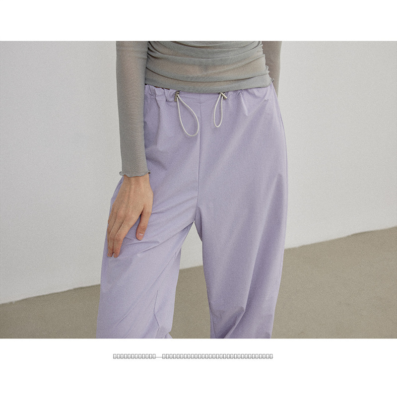 Piisure Skin-Friendly and Comfortable Drawstring Adjustment Ballet Dance Yoga Sports Sauna Pants