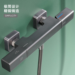 Factory split three-in-one bathtub faucet bathroom lift rod mixed valve simple shower head set wholesale