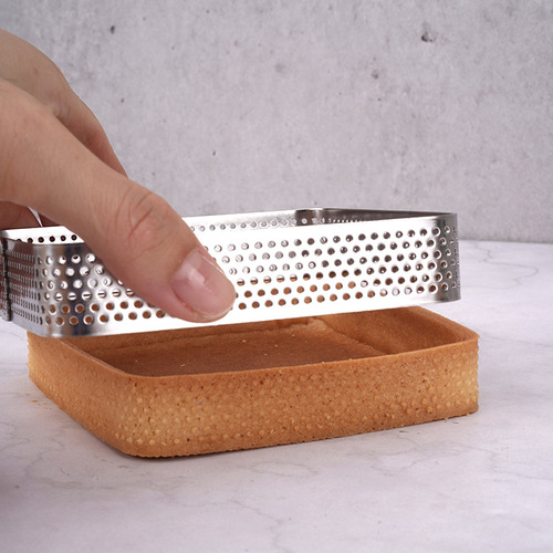 304 stainless steel creative mousse ring 14-piece set of thickened cake mousse making work DIY kitchen baking