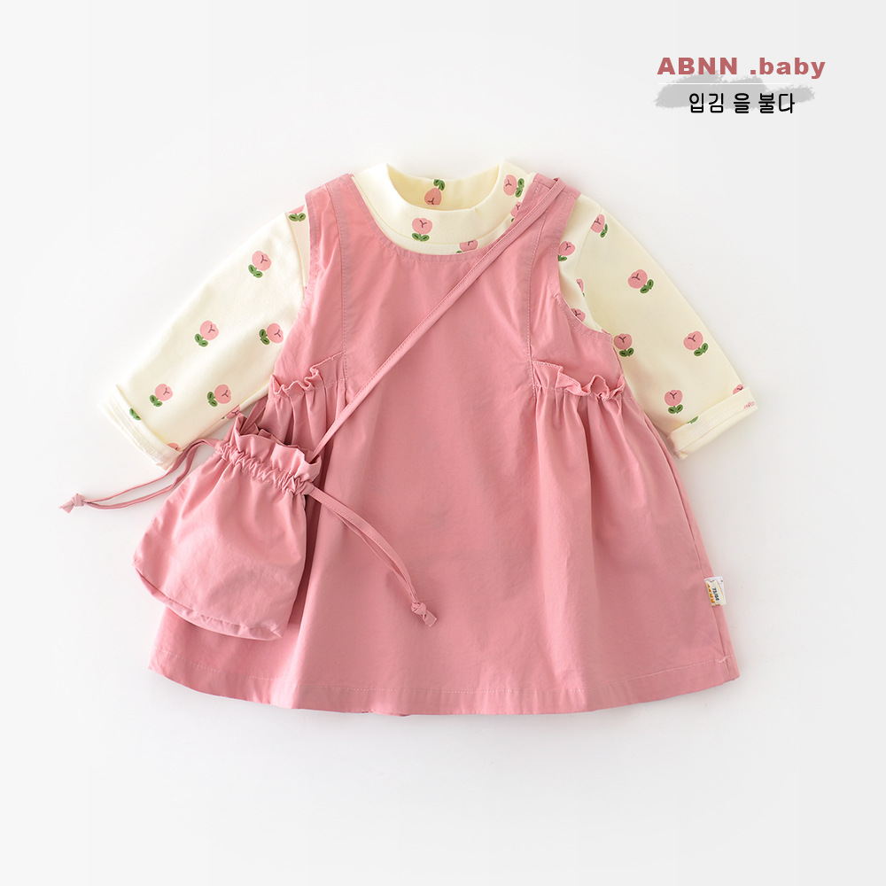 Abao Nannan 25 Autumn Girls Princess Dress Infant Baby Sleeveless Tank Top Dress Free Bag 53576