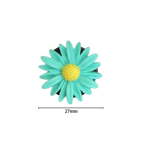 彩色树脂小雏菊汽车香水夹女士汽车装饰香水花朵出风口香熏装饰夹