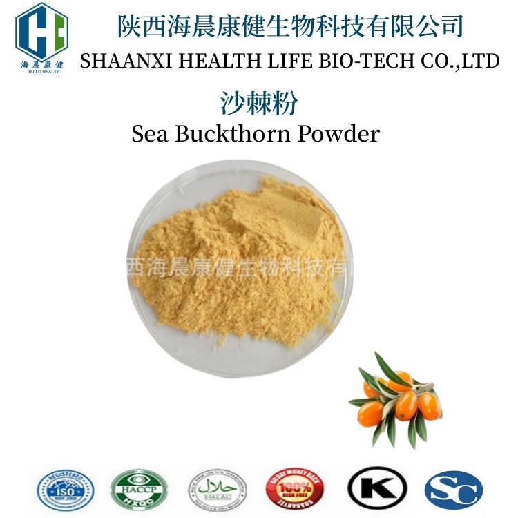 沙棘粉99% 速溶沙棘果粉 新疆沙棘粉 海晨康健