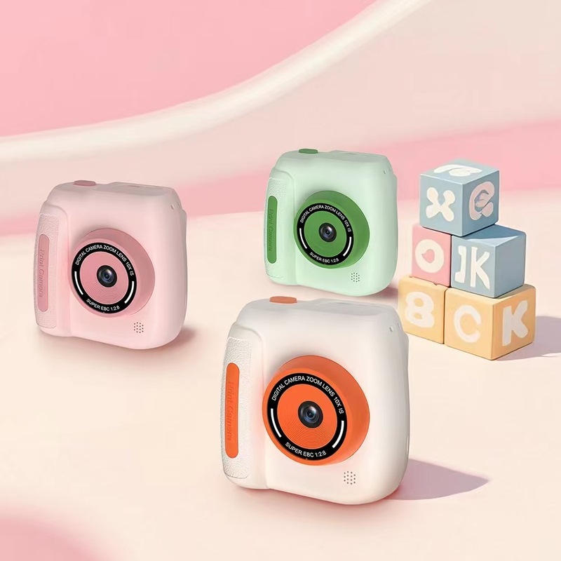 クロスボーダー子供用インスタントプリントカメラ高精細デュアルカメラカラーデジタル印刷感熱紙カメラおもちゃ|undefined