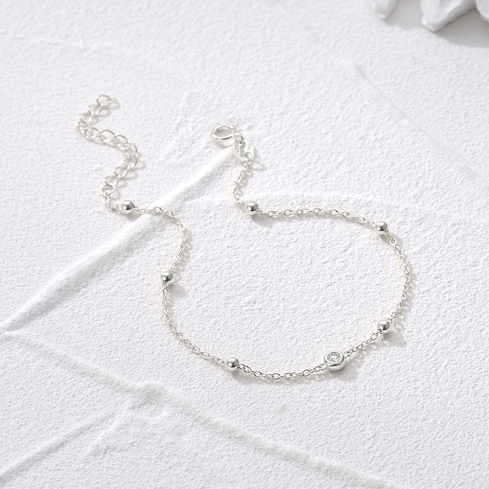1 Piece Quantity 925 Sterling Silver Bracelets Simple Style