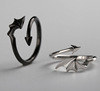 Silver ring for beloved suitable for men and women, 2023, suitable for import, simple and elegant design
