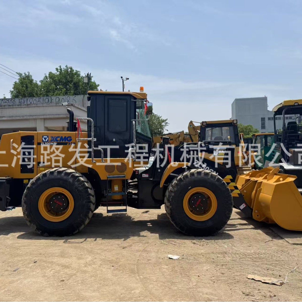 XCMG cargadora de segunda mano 50 cargadora de exportación de comercio exterior perenne bulldozer maquinaria de construcción de ruedas