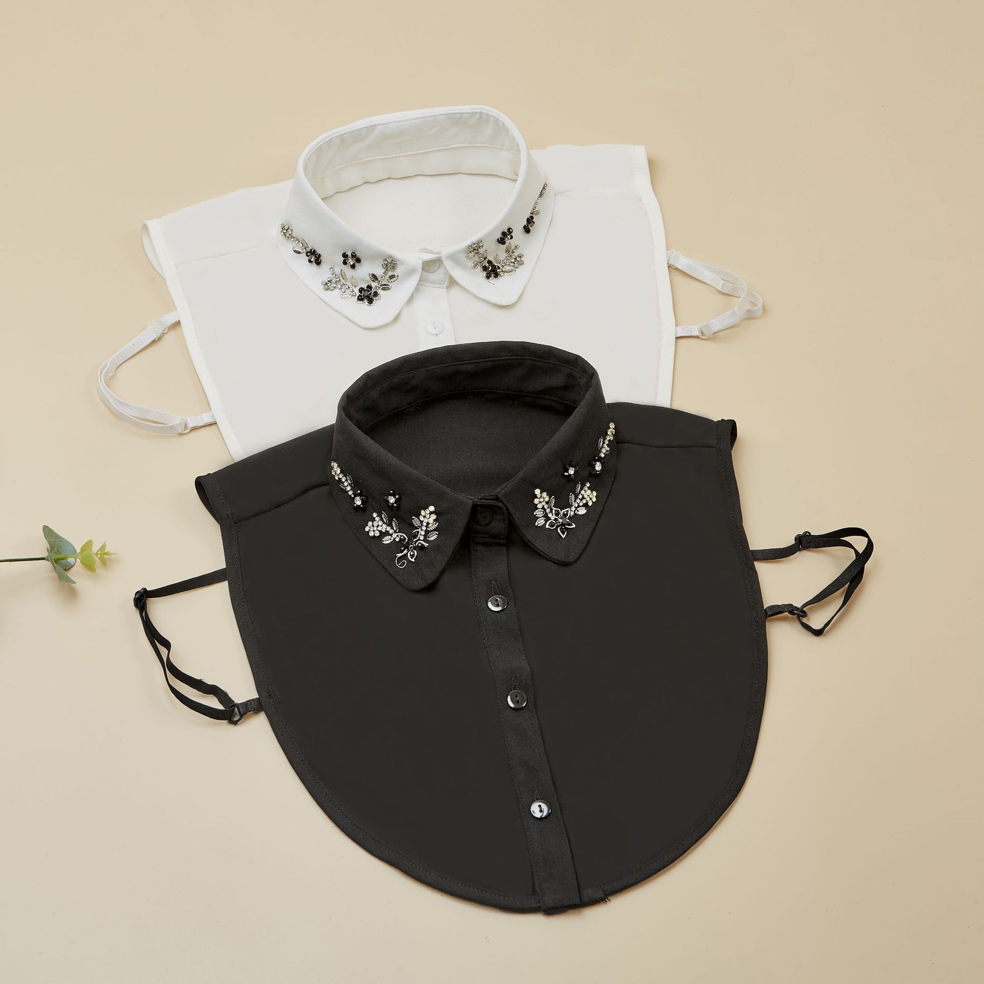 韓版娃娃假領子 時尚假領子 黑白搭襯衣 純棉秋冬季蕾絲假衣領