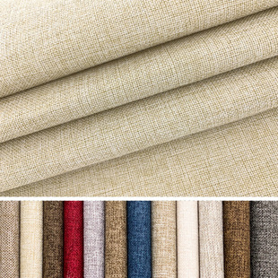 Coarse linen fabric soft bag salt bag handbag fabric wholesale cotton and linen pillow cushion car cover fabric linen sofa fabric