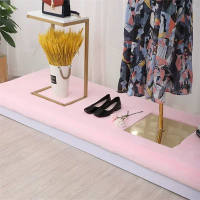 Store Display Mats, Bedside Table – Wool pad - customized-contact-customer-service-light-pink-short-hair