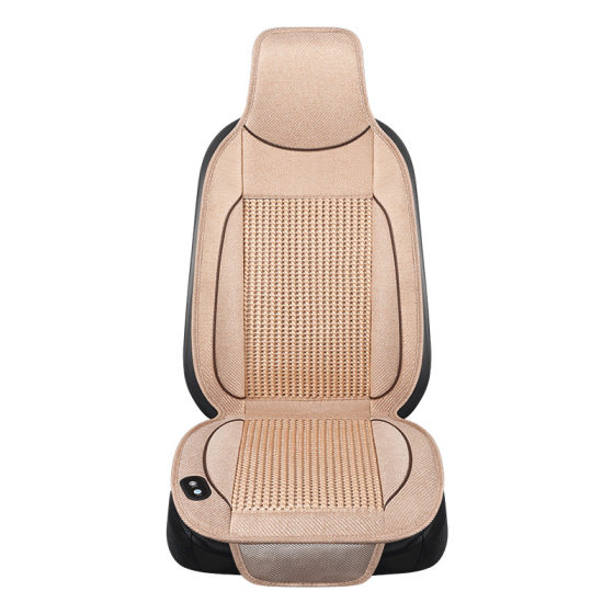 Summer car ventilation cushion refrigeration blowing seat cushion summer ice silk breathable truck cooling cushion with fan