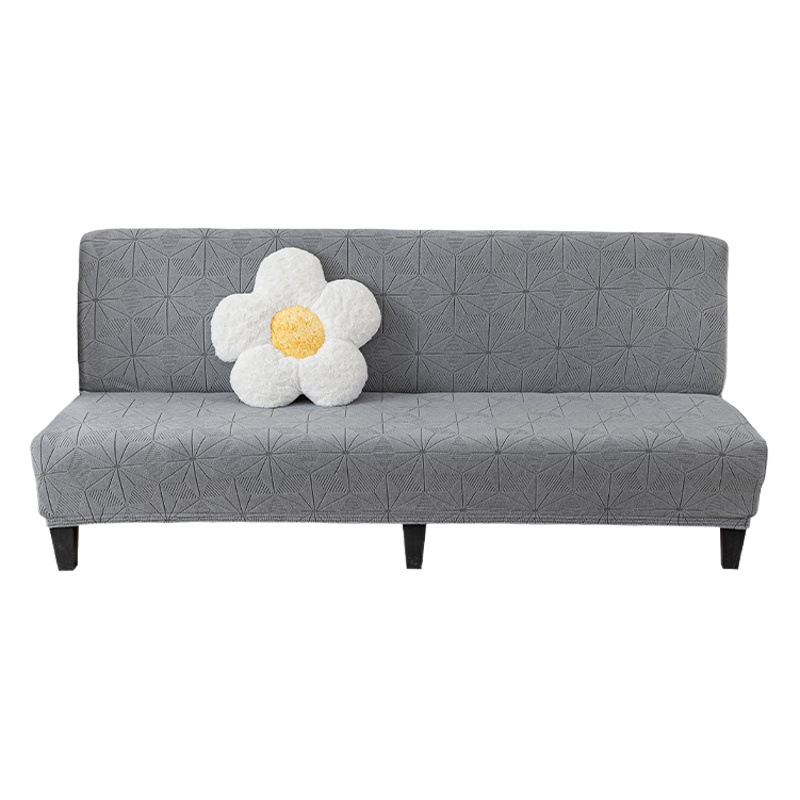 Cruz-frontera engrosada cubierta completa sofá cama cubierta simple no apoyabrazos elástico sofá cubierta de tela jacquard sofá cubierta universal