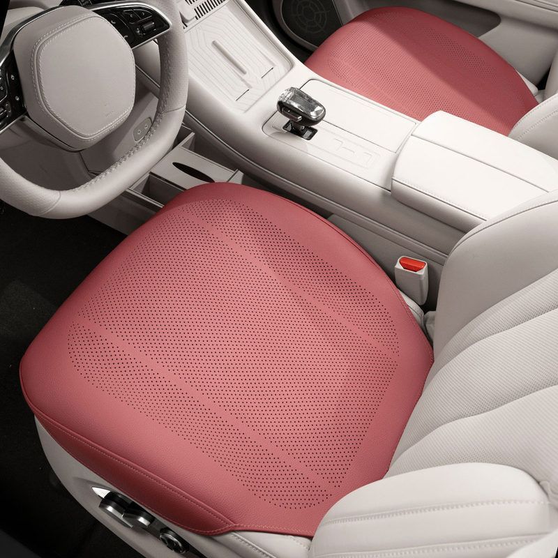 Seat cushion, seat cover – Mercedes-Benz Seat Cushion Summer - b-full-coverage-thin-volcano-red-front-row-two-pieces