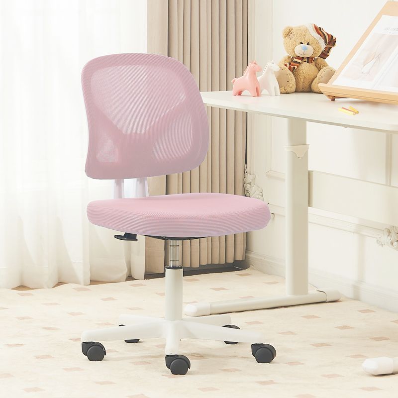 Small Space Office Chair, Children's Study Chair, Adjustable Bedroom Chair, Home Liftable and Rotating Junior High School Student
