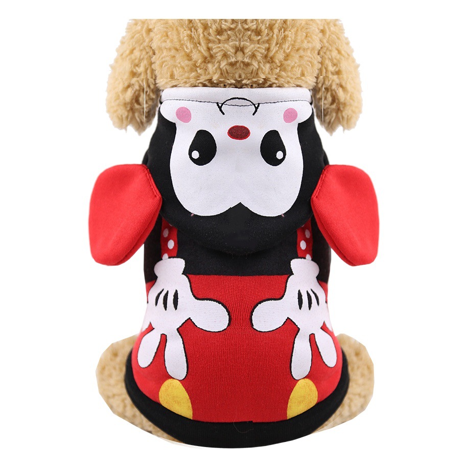Ropa de perro de pareja gato ropa para mascotas suministros Otoño e Invierno ropa de Año Nuevo ratón nueva ropa de bebé masculina y femenina