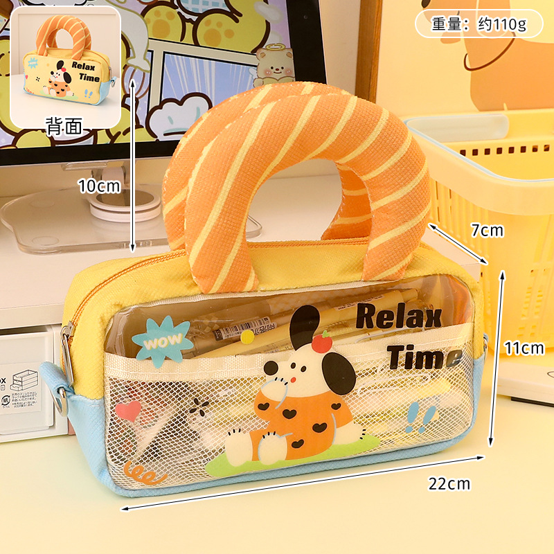 Bolsas de lápiz de gran capacidad al por mayor bolsas de mano de estudiantes mochila pequeña linda más pequeña bolsa de hombro bolsa de papelería al por mayor