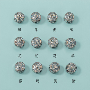 s925 sterling silver beads, loose beads, round beads, smooth beads, handcrafted diy braiding rope rings, bracelets, necklaces, accessories manufacturer wholesale pic 12