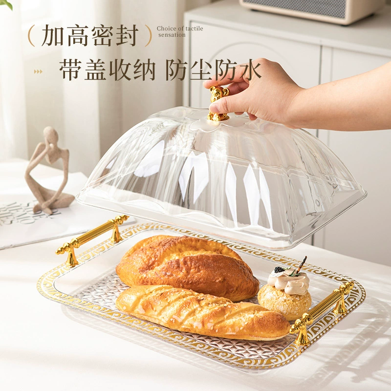 Высококачественный кофейный столик, пластиковая тарелка для закусок, доступная роскошная тарелка для фруктов, коробка для хранения конфет в гостиной, поднос для орехов, сухофруктов