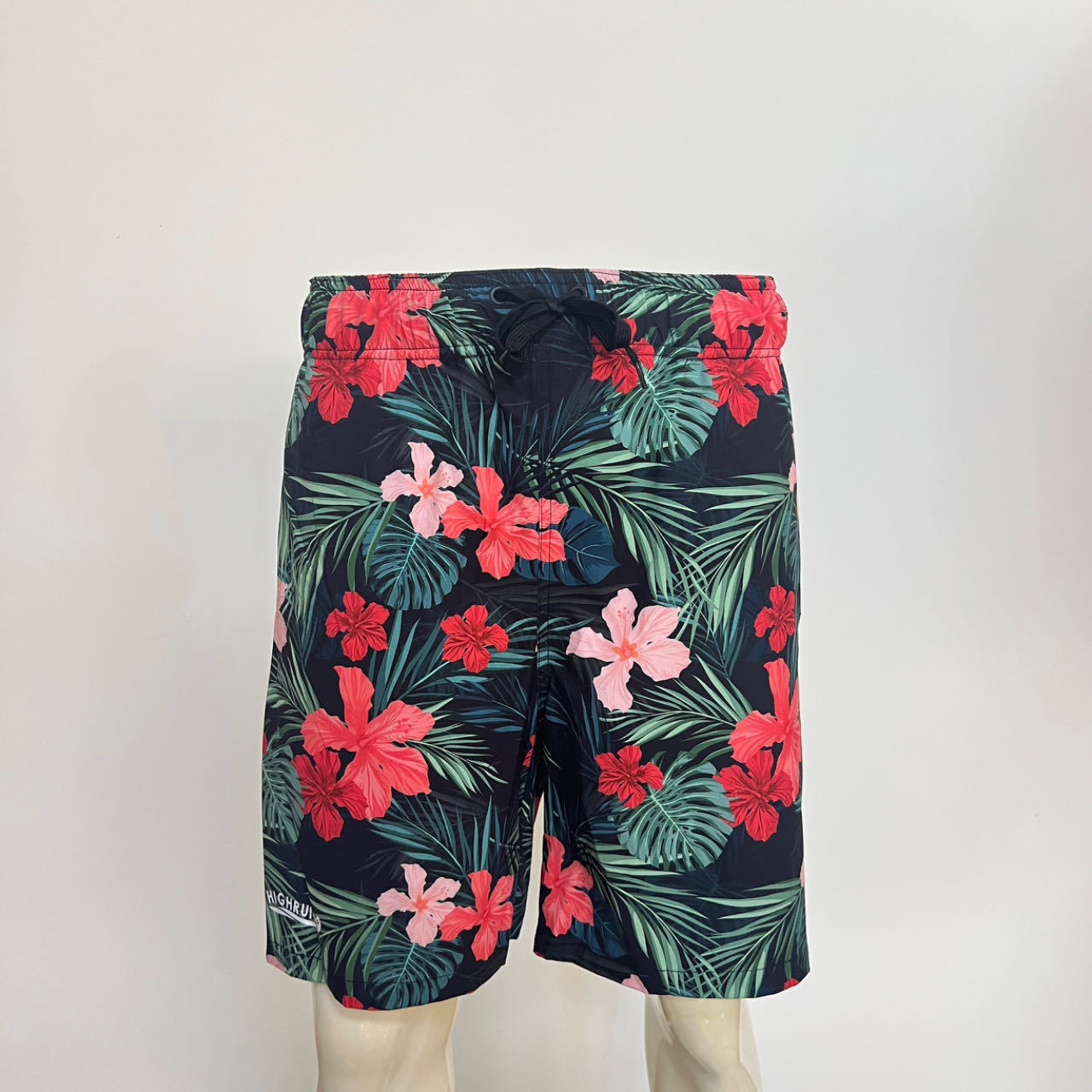 夏季沙滩裤男速干可下水五分冲浪裤三亚度假宽松短裤游泳裤情侣裤