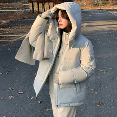 短款羽绒棉服女冬季2025年新款小个子宽松棉衣面包服加厚棉袄外套