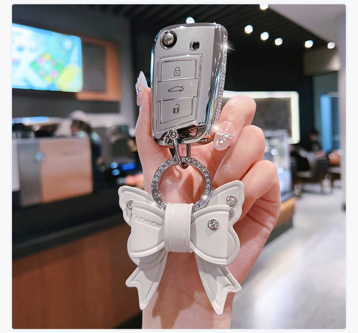 Suitable for Volkswagen Key Cover Sagitar Magotan Bora Cc Car Polo Tiguan Tanyue Lingdu Passat Shell Buckle Men
