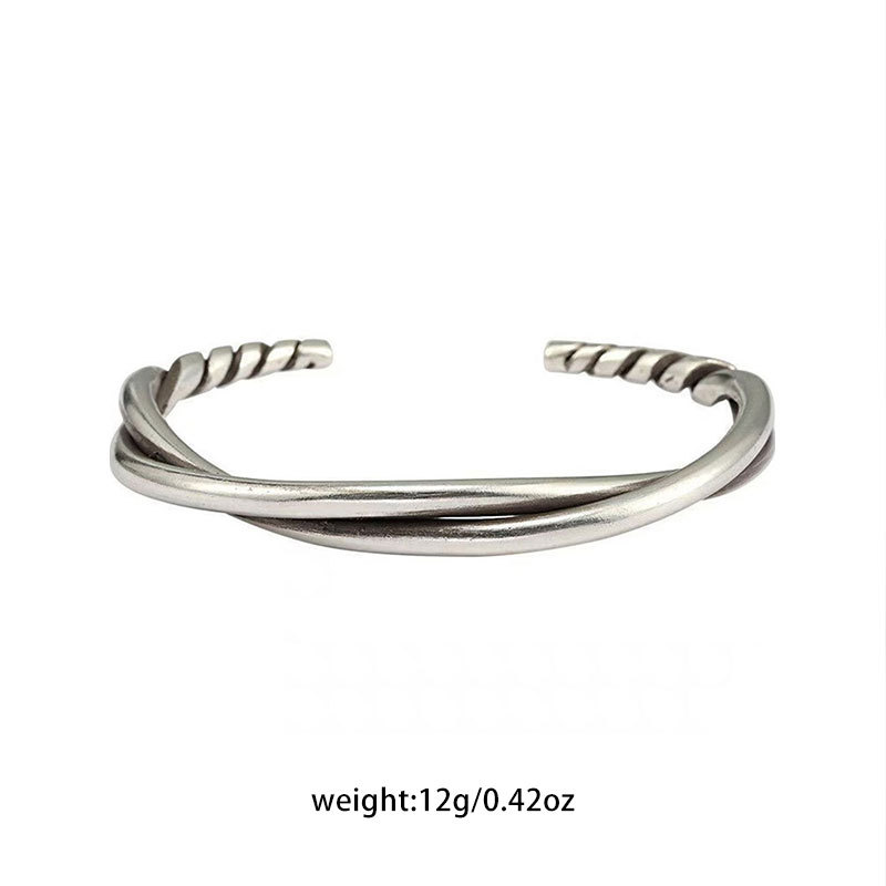 Alloy Chain Material Men's Retro Vintage Style Simple Style Cuff Bracelets Wristband Bangle Geometric Alloy Men Cuff & Bangle