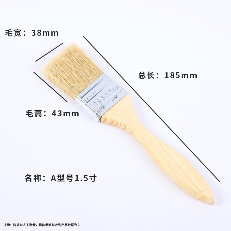 cepillo de pelo industrial cepillo de pintura cepillo de pegamento doméstico cepillo de pintura de pelo suave cepillo de pelo de cerdo cepillo de madera cepillo de barbacoa