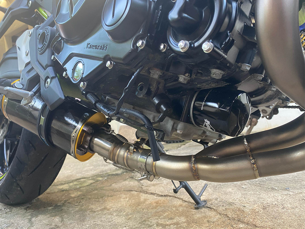 Kawasaki Ninja 650 Er6N/6F/Versys650/Z650 Motorcycle Modified Exhaust Pipe Front and Middle Sections