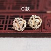 Yiwu Golden Wedneshed Gold DIY Bat Butterfly Step Hand Retro Earrings Ear Hook Hand Hand Hand Hand Hand Hand Hand Handheld B1492