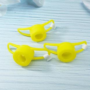 Bicycle and Electric Vehicle Car-Mounted Little Yellow Duck Social Duck Ornament Turbine Duck Wholesale Strap Car Decoration