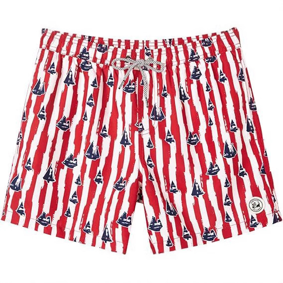 Men's Swim Trunks 5 Inch Swim Shorts Quick Dry Men's Swimwear Beach Shorts Mesh Lined Swim Trunks