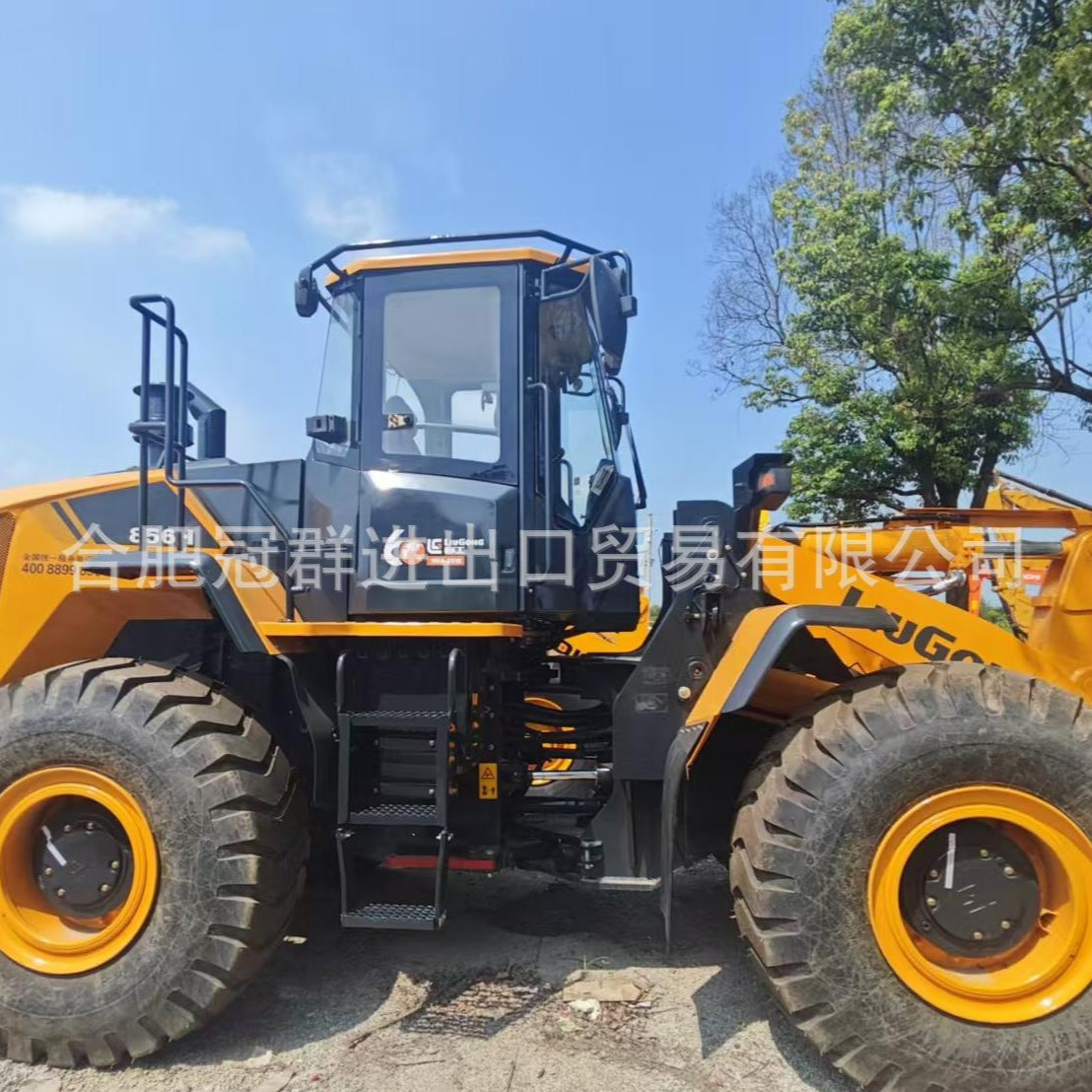 Cargadora de segunda mano para la venta Liugong 856H carretilla elevadora 5 toneladas maquinaria de tierra noventa por ciento nuevo paquete de envío gratuito