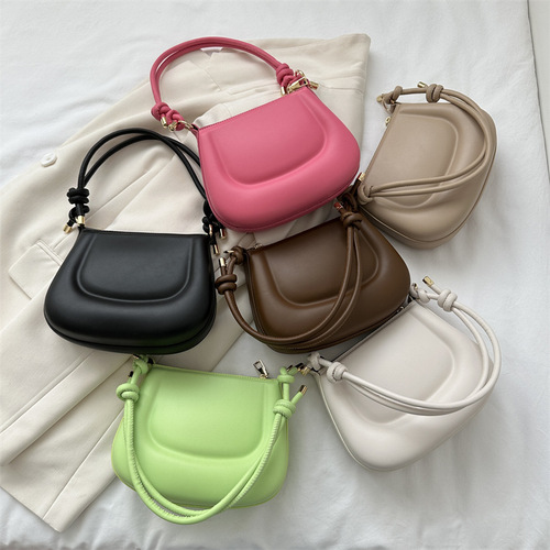Simple and fashionable this year's popular handbags  summer new fashion single shoulder crossbody bag texture women's bag foreign style