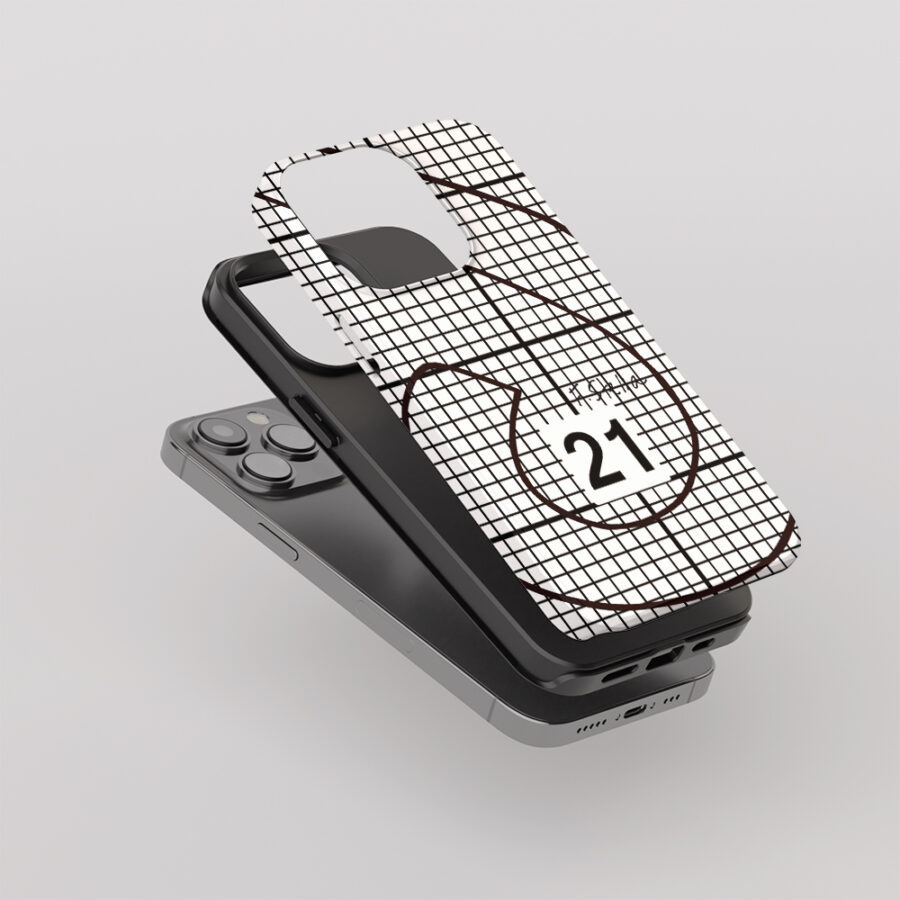 Funda de Película 2 en 1 BMW para iPhone 12/13/14/15/16/17, Película, Anti-caída