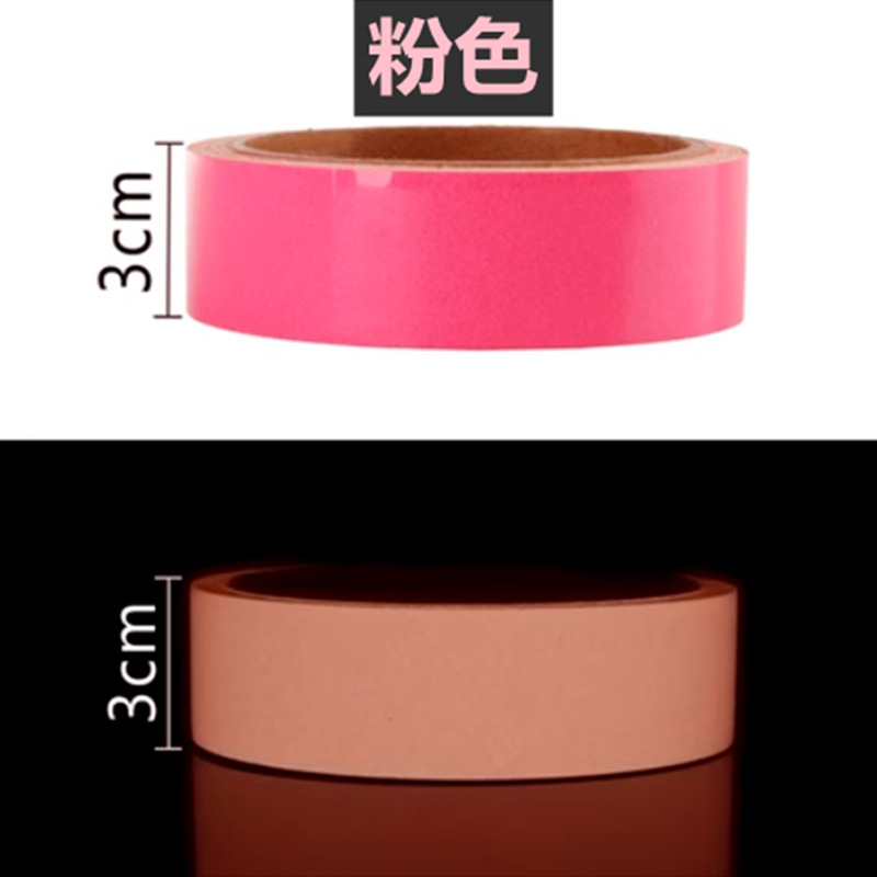 Cinta luminosa de color escalera paso advertencia de seguridad contra incendios pegatina luminosa noche autoadhesiva pegatina fluorescente luminosa