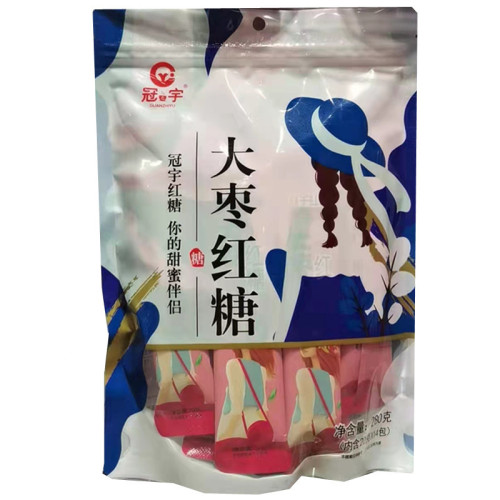 Wholesale 280g Red Sugar for Postpartum Women (20 x 14 packs), supports drop shipping, mixed colors, individually packaged red sugar.