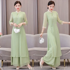时尚休闲套装;连衣裙;唐装套装
