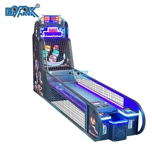 New indoor children's coin bowling simulation game console playground large double parent-child video game city equipment