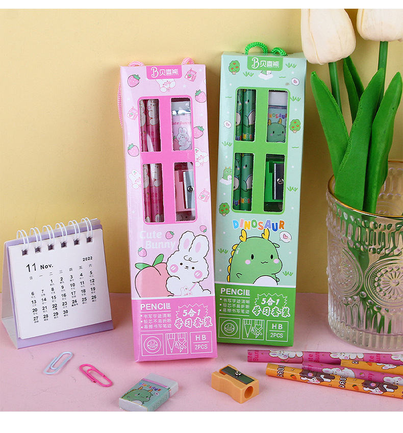 Student Prize School Opening And Graduation Season Gift Portable Stationery Set display picture 1