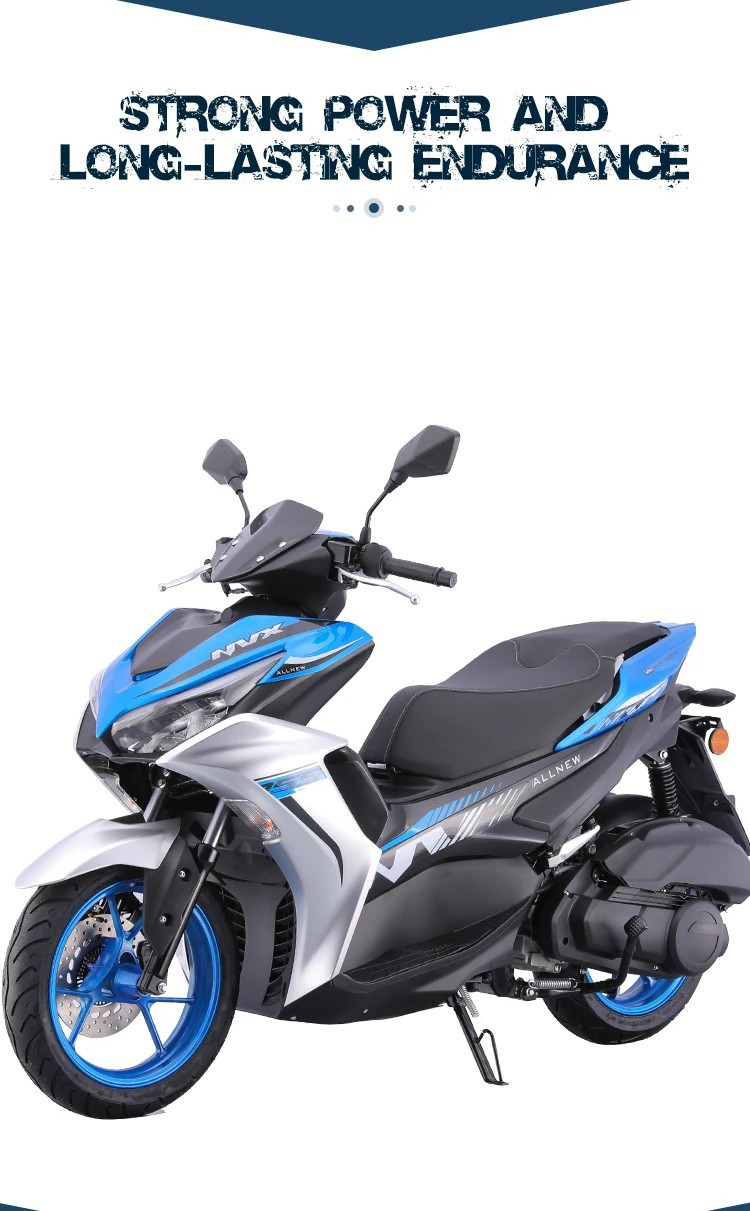 New Year's Best-Selling Nvx Fuel-Powered Motorcycle for Adults, Suitable for Commuting, Two-Wheeled Scooter, Stylish and Cool Street Bike