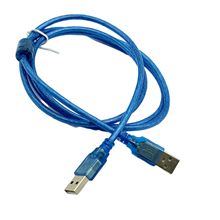 USB2.0公对公数据线 对拷线 双头USB线 电脑硬盘连接线双公延长线