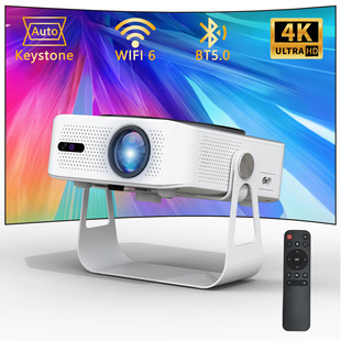 2025 Cross-Border New Ultra-High Definition Smart Touch Screen Wifi Ptz Projector Home Wall Projection Bedroom Living Room Home