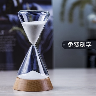 Factory Direct Sales Glass Hourglass Timer 15 Minutes Personalized Creative Hourglass Ornaments Birthday Gift Wholesale