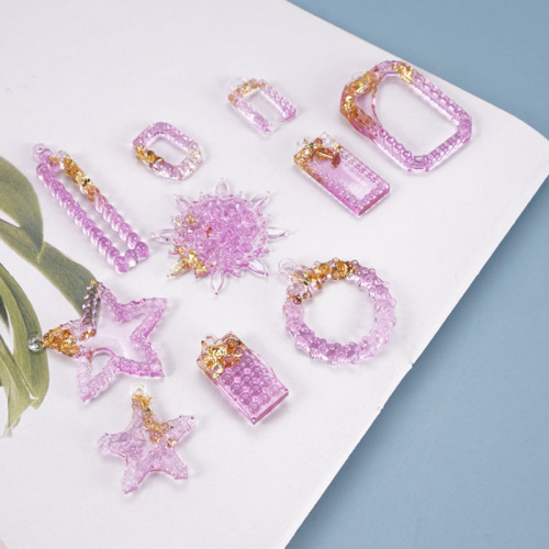 38 types of Epoxy Earring Molds Crystal Stone Ancient Style Hollow Pendant Earrings Earrings Resin Jewelry Silicone Molds