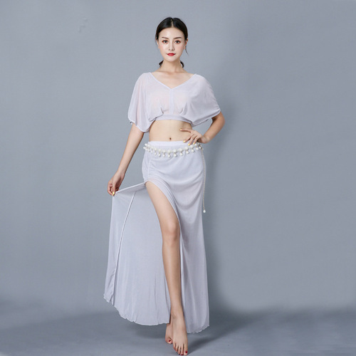 Belly Dance Costume Women's Sensual Split Long Dress Performance Wear  New Style Set Spring Summer Practice Suit Set for Women