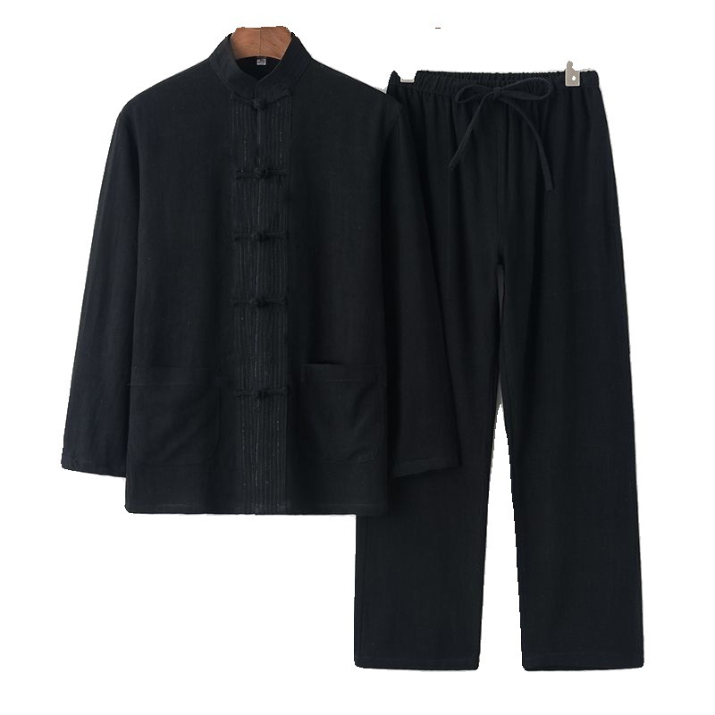 Thin set, Chinese style, cotton and linen