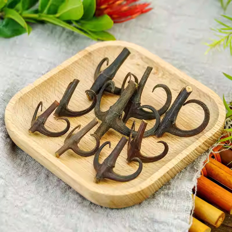 Gou Teng Hook Vine 98 Hooks 500g Dried Uncaria Stem Pieces for Herbal Tea and Decoction specifications