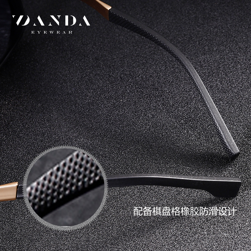 Nuevas gafas de sol polarizadas para hombre S15102 Gafas de sol de doble viga para hombre clásicas Gafas de sol para licencia de conducir