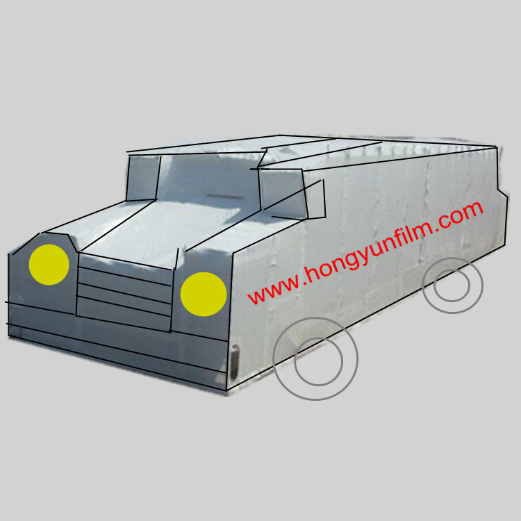 大门幅7米宽超厚收缩膜 乳白色PE膜 可带印刷