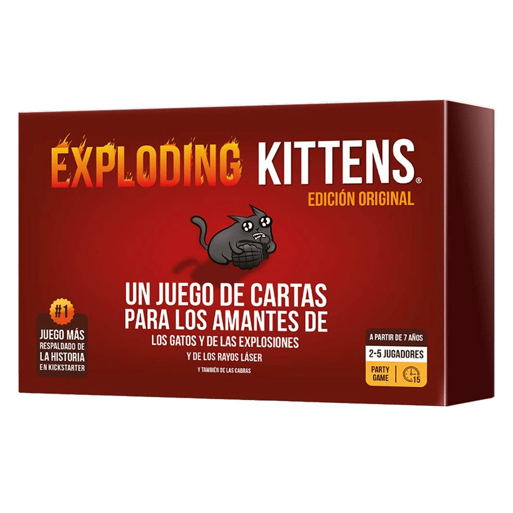 Взрывной хит — испанская версия игры «Exploding Kittens» карточная вечериночная игра