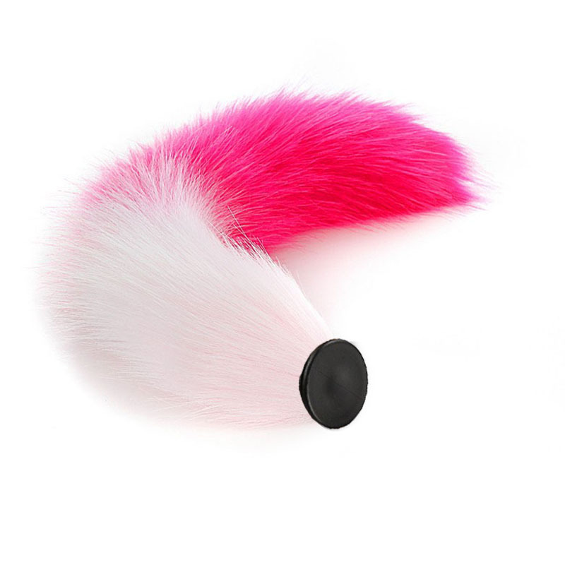 Sexy reemplazable Fox cola de silicona vibración anal plug back corte masturbación SM suministros para adultos entrega al por mayor